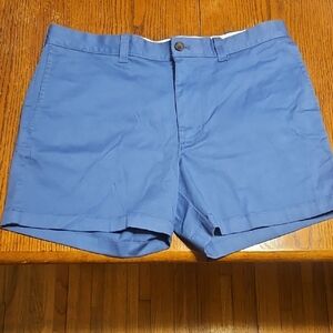 Men's Blue J.Crew Flex Varick 5" Inseam Shorts